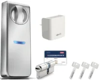 Somfy Smartes Türschloss ABUS Türb dicke 4,5-7,5cm 1870615