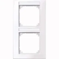 Merten M-PLAN-Rahmen 2 fach  beschriftbar, senkr. 513225