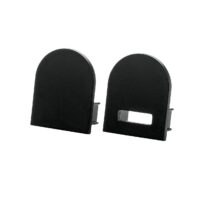 SG LEUCHTEN Endkappe schwarz Kunststoff L27mm H12mm 391466