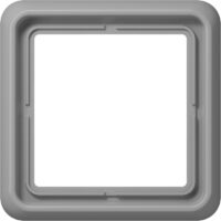 Jung Rahmen 1-fach grau waage/senkrecht CD 581 GR