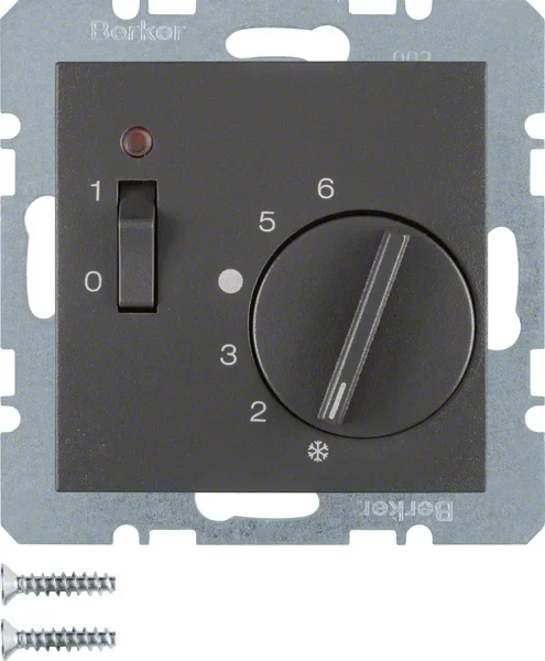 Berker Berker Raumtemperaturregler 24 V mit Öffner, Zentrals 20311606
