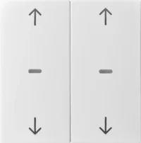 Berker Abdeckung Tastsensor-Modul 2-fach weiß 80961382