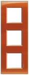 BTicino LNA4802M3OD LivingLight Abdeckrahmen 3-fach 2+2+2M Orange