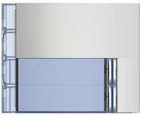 BTicino 352021 Frontblende Ruftasten- modul SFERA 2RT Allmetal