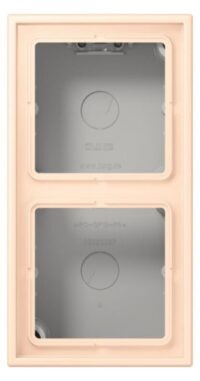 Jung LC 582 A 238 AP-Kappe 2-fach Duroplast lackiert Serie LS terre sienne pâle