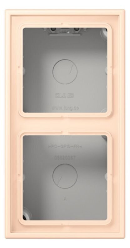 Jung Jung LC 582 A 238 AP-Kappe 2-fach Duroplast lackiert Serie LS terre sienne pâle