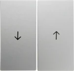 Berker Wippe aluminium matt mit Symbol Pfeil 16251404