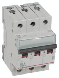 Legrand 403408 TX3 LS-Schalter B 63A 3-polig 6kA 400VAC 3TE