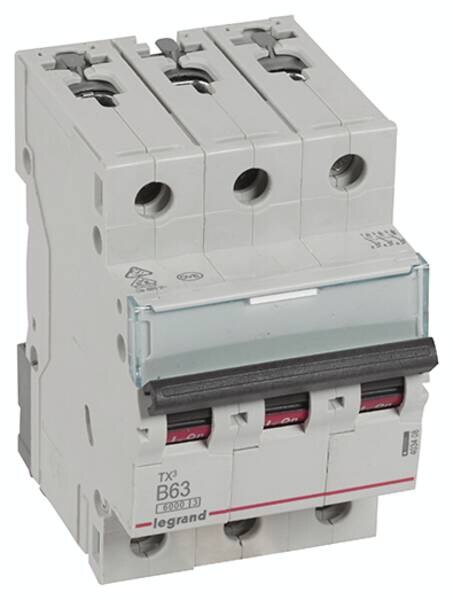 Legrand 403408 TX3 LS-Schalter B 63A 3-polig 6kA 400VAC 3TE