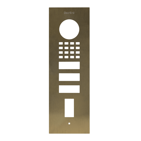 Doorbird DoorBird D1102FV Fingerprint 50 Unterputz Frontblende – Echtes Messing
