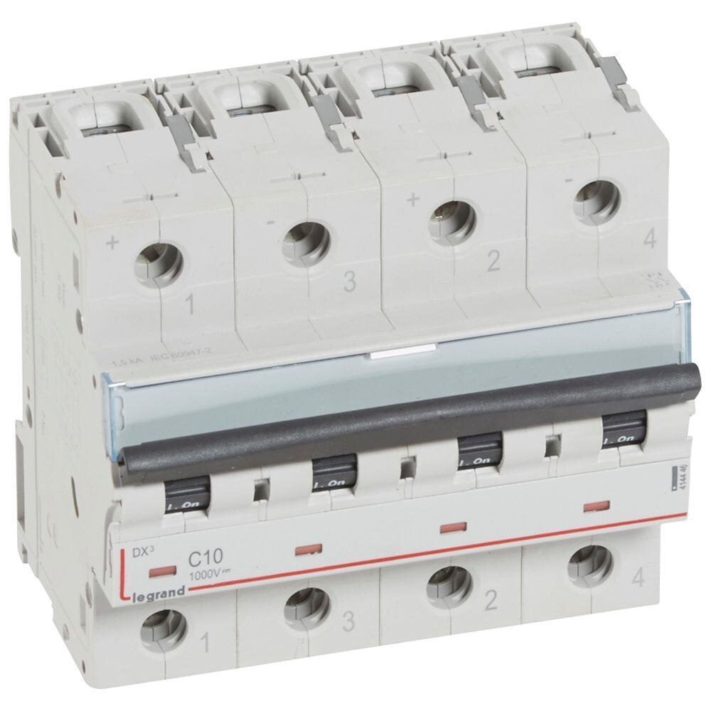 Legrand Legrand 414446 DX3 Leitungsschutzschalter 1000VDC 10A 2-polig 4