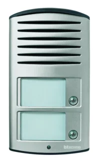 BTicino 342921 LINEA2000 Aufputz Türstation 2-Draht m.2RT Aluminium