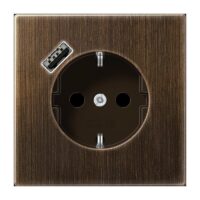 Jung ME1520-18AAT SCHUKO-Steckdose mit USB Typ A