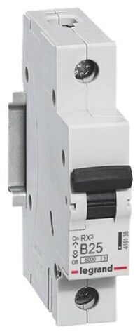 Legrand 419138 RX3 LS-Schalter B 25A 1-polig 6kA 230/400VAC 1TE