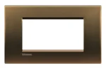 BTicino LNA4804BZ LivingLight Abdeck- rahmen für Kompaktinstallation 4M Bronze