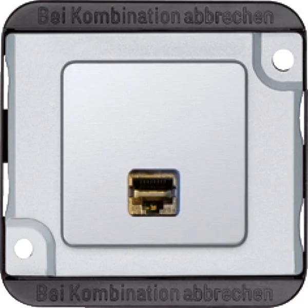 Merten Merten Anschlussmodul-RJ45 2-fach Panzer Actassi MEG4576-7021