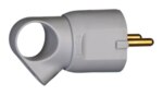 Legrand 050324 Stecker mit Abzug grau 50324