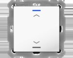 MDT KNX Taster 1-fach Light 55 reinweiß glänzend Jalousie BE-TAL55T1.A1