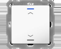 MDT KNX Taster 1-fach Light 55 reinweiß glänzend Jalousie BE-TAL55T1.A1
