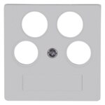 Kopp 491834005 HK07-Antennen-Abdeckung TV/RV/2x SAT Farbe:grau matt