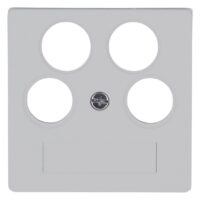 Kopp 491834005 HK07-Antennen-Abdeckung TV/RV/2x SAT Farbe:grau matt