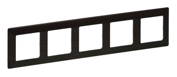 Legrand 754175 Rahmen 5-fach Valena Life dark Wood Thermoplast