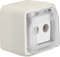Berker Antennen-Steckdose pws Durchgangsdose 2Loch 12033522