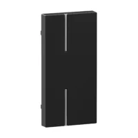 Legrand 765815 Seano 1-modulige Tastenabdeckung MyHome ohne Symbol Farbe schwarz