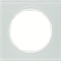 Berker Rahmen Glas/pows 1-fach, rund 10112209