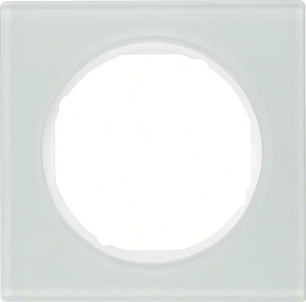 Berker Berker Rahmen Glas/pows 1-fach, rund 10112209