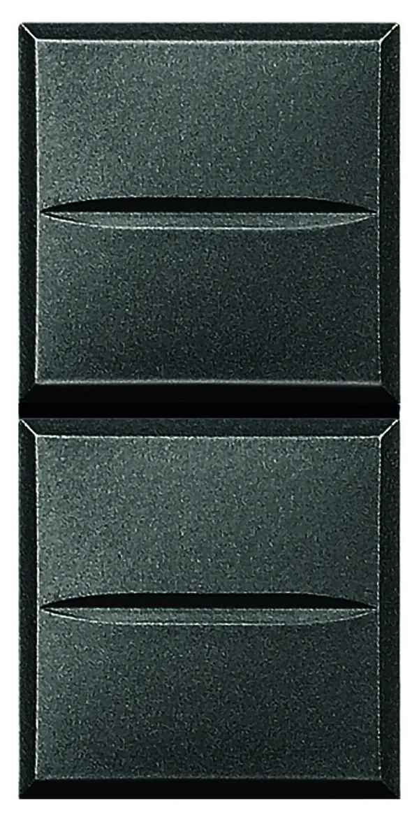 Legrand BTicino HS4036 Doppeltaster 1-polig (NO) 1M Anthrazit