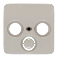 Legrand 776082 Abdeckung Antennen- Steckdose Creo mandelweiß
