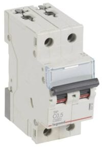 Legrand 404196 TX3 LS-Schalter C 0,5A 2-polig 10kA 400VAC 2TE