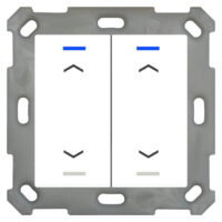 MDT technologies Taster Light 55 2-fach RGBW, reinweiß/glä, Jalou. BE-TAL5502.A1