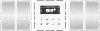 Jung Smart Radio DAB+ Set Stereo DABCD2WW