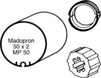 Somfy Adapter LS 40 MP 50x2,0 9132139