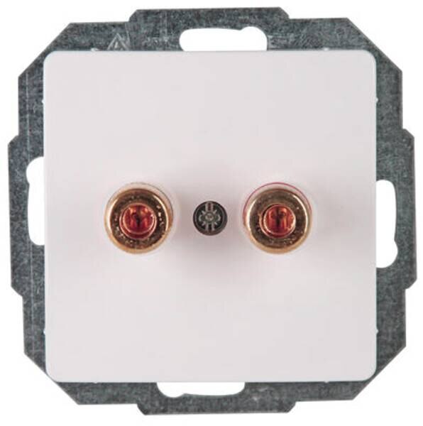 Kopp Kopp 921502085 Lautsprechersteckdose mit Anschlussf.4mm bis 16qmm Paris arktis
