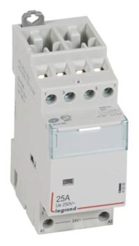 Legrand 412509 CX3 Schütz 24V 25A 2Ö+2S ohne Handschalter