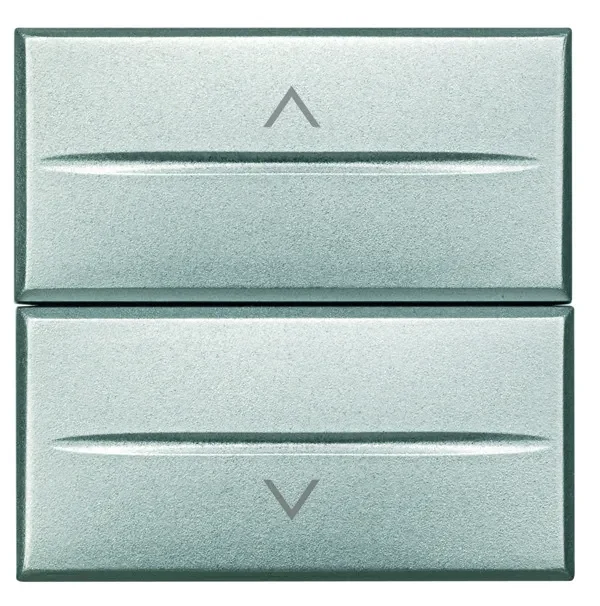 Legrand BTicino HC4037/2 Rollladentaster 1-polig (NO) 2M Aluminium