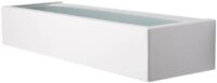 SG LEUCHTEN LED-Up/Down Leuchte 10W weiß EDGE 611350 2700K 595lm Konverter