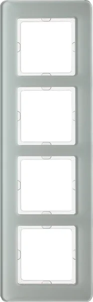 Berker Berker Rahmen 4-fach gl/pws 10146079