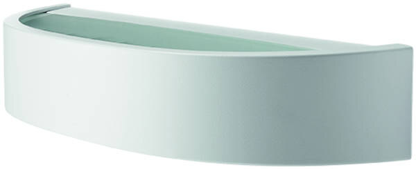 SG Leuchten SG LEUCHTEN LED-Up/Down Leuchte 10W weiß CURVE 611341 3000K 550lm Konverter