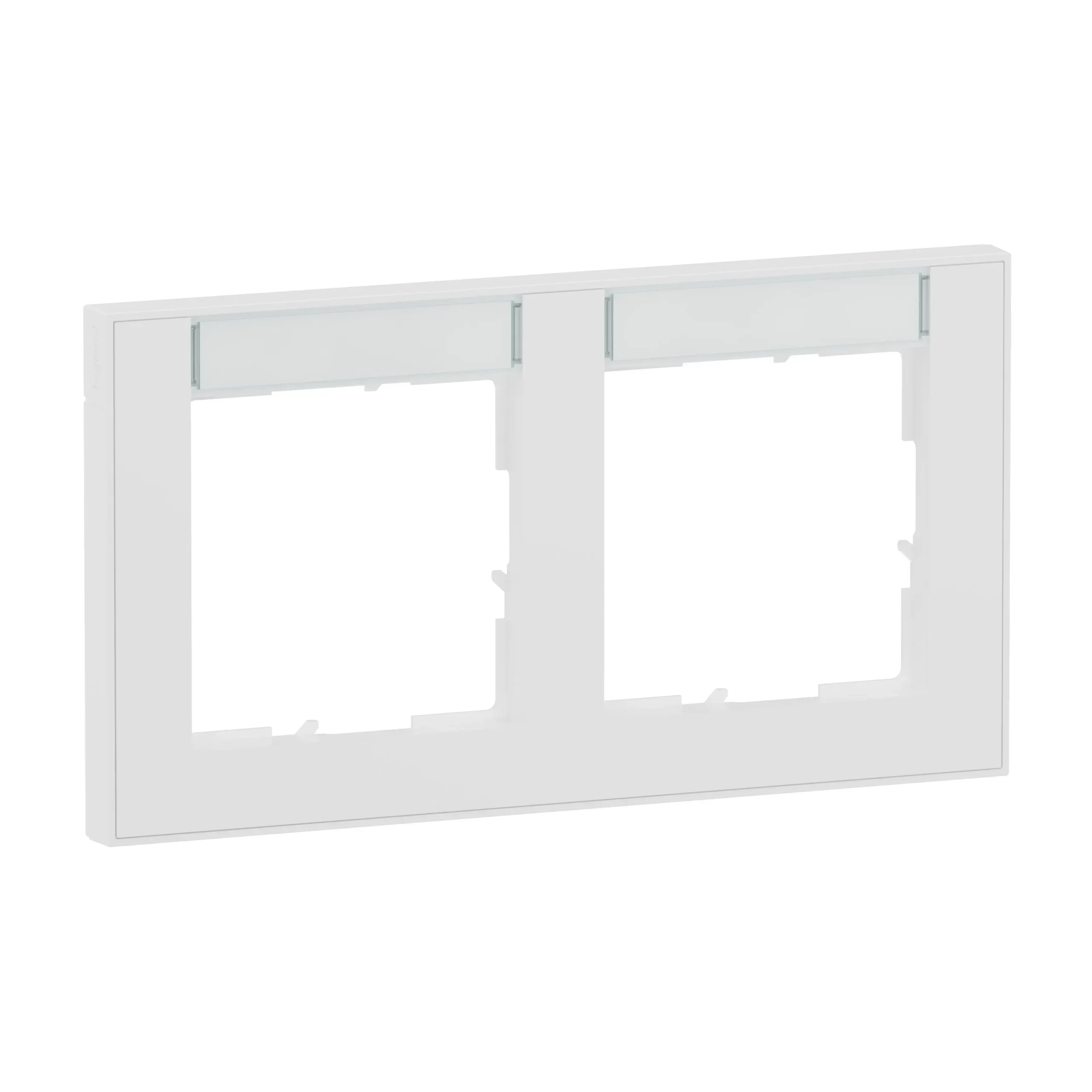 Legrand Legrand 765892 SEANO+2-fach Rahmen horizontal mit Beschriftungsfeld