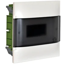 Legrand 135151 UP-Verteiler mit Rauchglas Kunststofftür weiß 1x12M Praktibox S