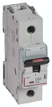 Legrand 409810 DX3 LS-Schalter D 32A 1-polig 25kA 230/400VAC 1,5TE