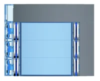 BTicino 352163 Frontblende Ruftasten- modul SFERA 6RT-D Allstreet
