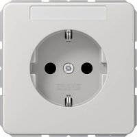 Jung SCHUKO-Steckdose 16A 250V mit Schriftfeld CD 1520 BFNA LG