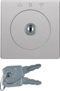 Berker Zentralstück m Schloss für Jalousie Q.x aluminium 1082608400