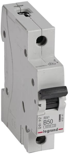 Legrand Legrand 419141 RX3 LS-Schalter B 50A 1-polig 6kA 230/400VAC 1TE