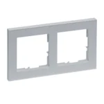 Legrand 765682 SEANO+2-fach Rahmen in der Farbausführung Titanium lackiert
